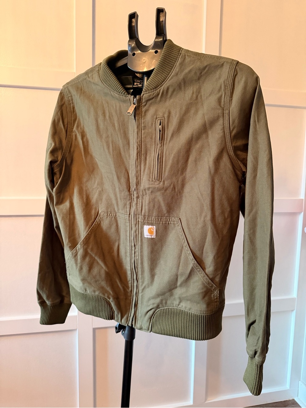 Carhartt Rugged Flex Olive Green Bomber Jacket Women’s M NWT